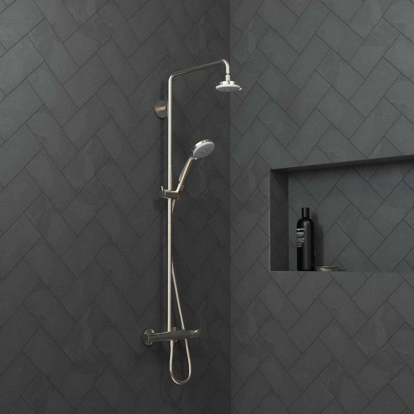 hansgrohe Croma 100 Showerhead E 3-Jet, 2.5 GPM
