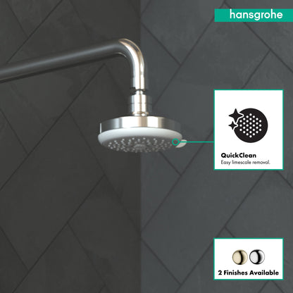 hansgrohe Croma 100 Showerhead E 3-Jet, 2.5 GPM