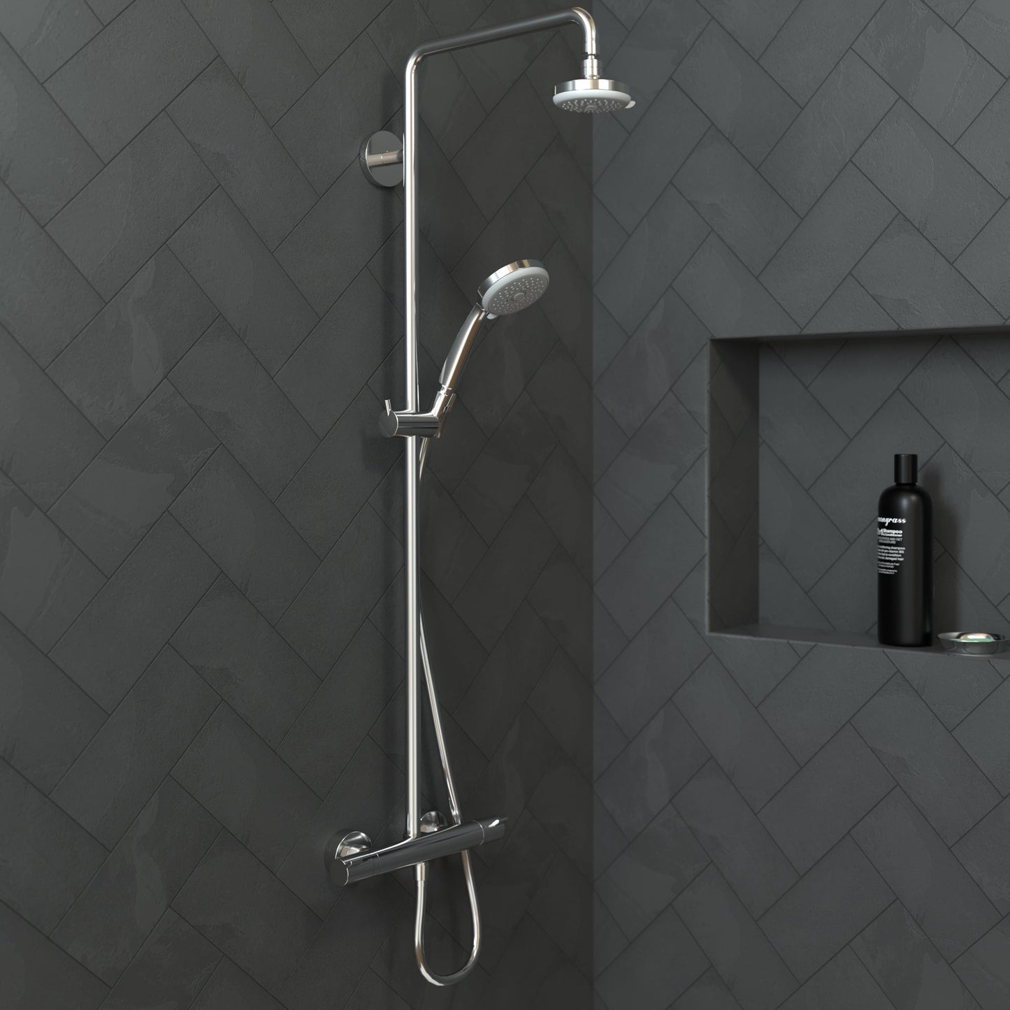 hansgrohe Croma 100 Handshower E 3-Jet, 2.5 GPM