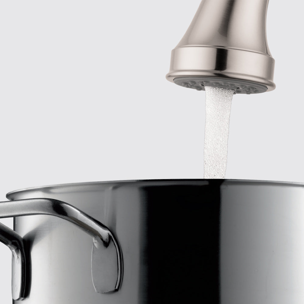 hansgrohe Talis C HighArc Kitchen Faucet, 2-Spray Pull-Down, 1.75 GPM