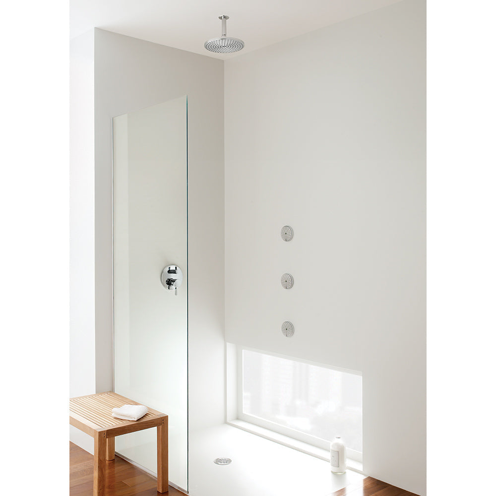 hansgrohe Ecostat Thermostatic Trim S with Volume Control and Diverter