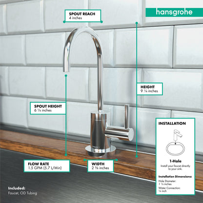 hansgrohe Talis S Beverage Faucet, 1.5 GPM