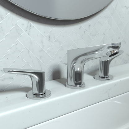 hansgrohe Focus Widespread Faucet 100 with Pop-Up Drain, 1.2 GPM