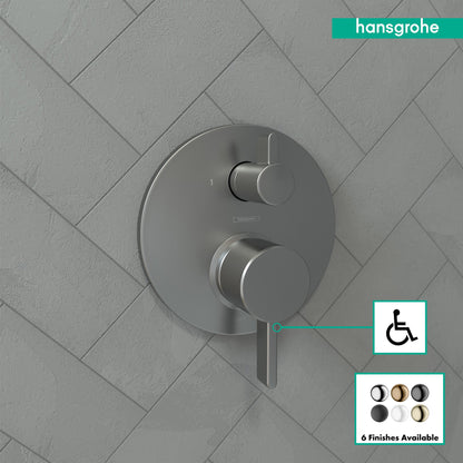hansgrohe Ecostat Pressure Balance Trim S with Diverter