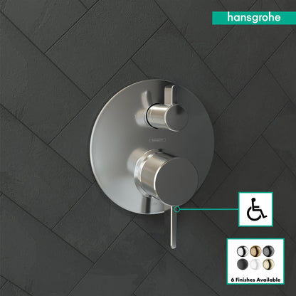 hansgrohe Ecostat Pressure Balance Trim S with Diverter
