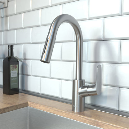 hansgrohe Focus Prep Kitchen Faucet, 2-Spray Pull-Down, 1.75 GPM