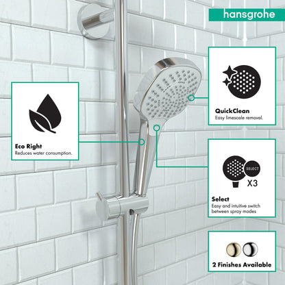 hansgrohe Croma Select E Handshower 110 3-Jet, 1.75 GPM