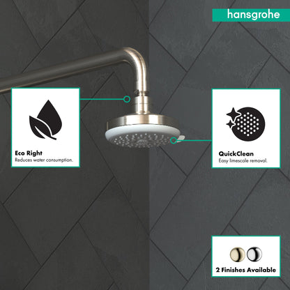 hansgrohe Croma 100 Showerhead E 3-Jet, 1.8 GPM