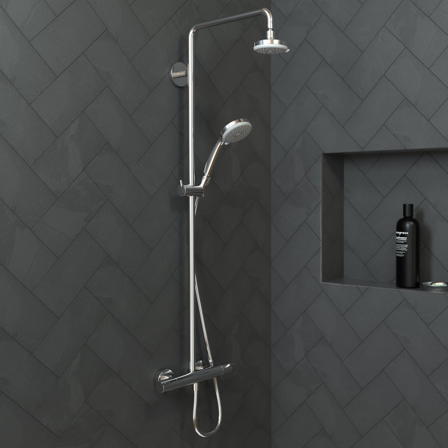 hansgrohe Croma 100 Showerhead E 3-Jet, 1.8 GPM