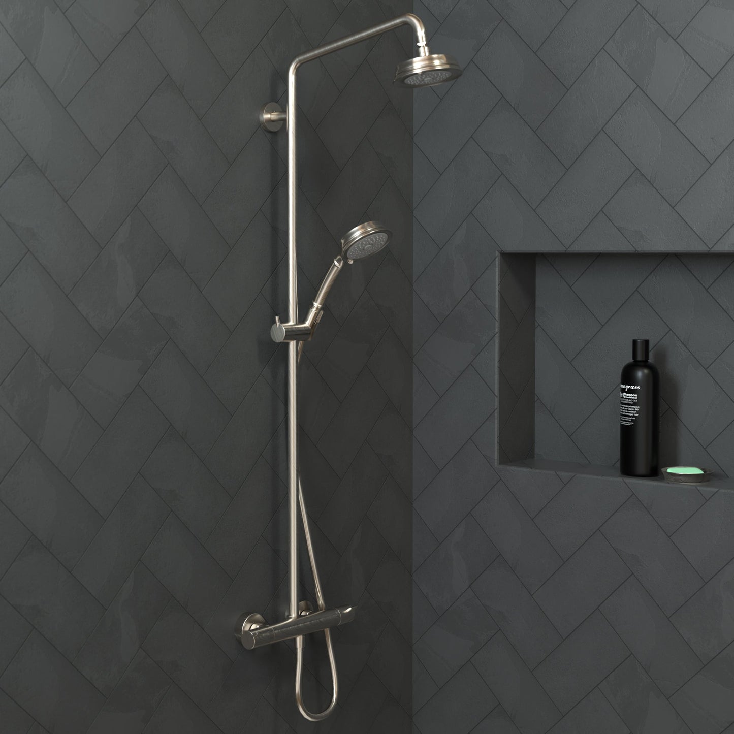 hansgrohe Croma 100 Classic Handshower 3-Jet, 1.8 GPM