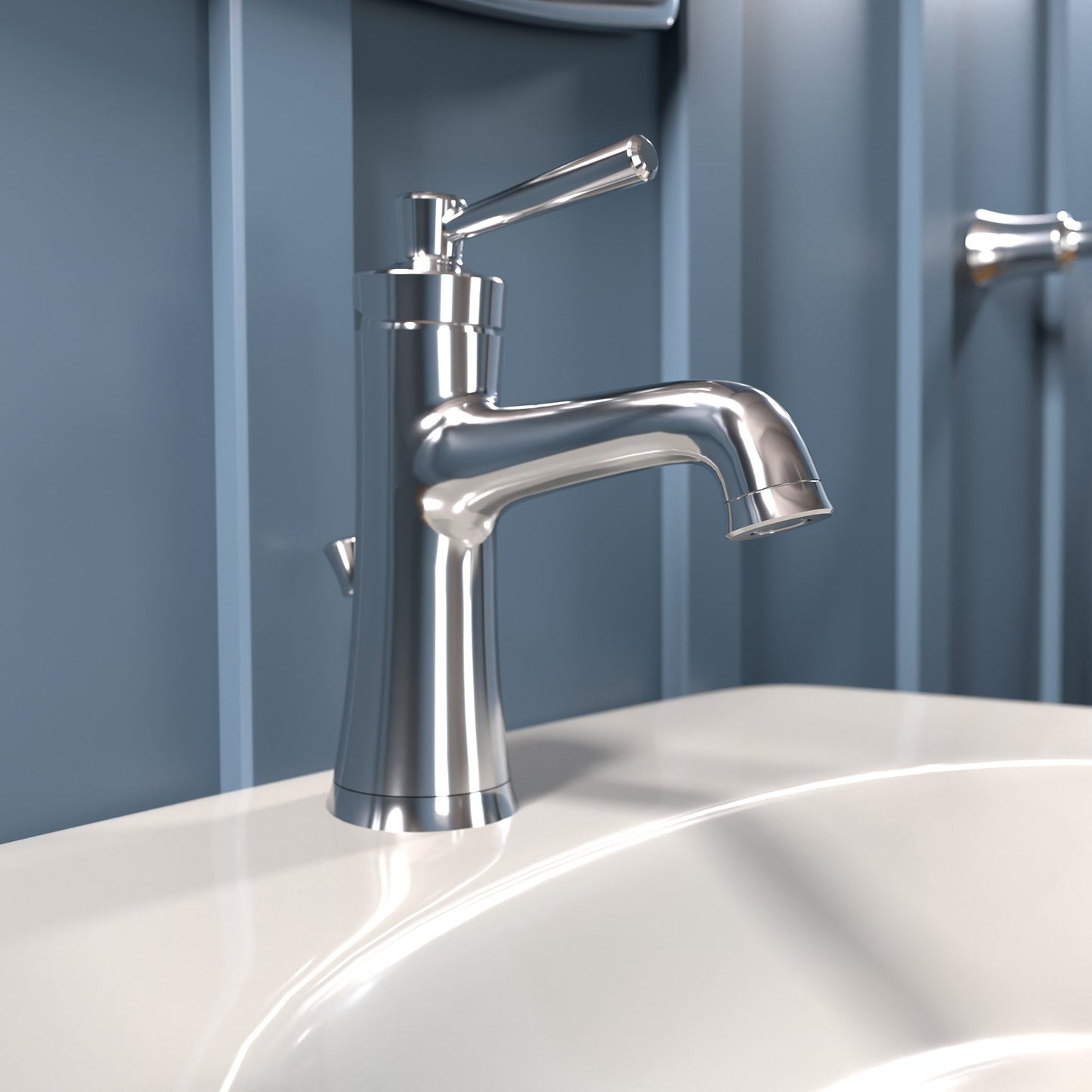 hansgrohe Joleena Single-Hole Faucet 100 with Pop-Up Drain, 0.5 GPM