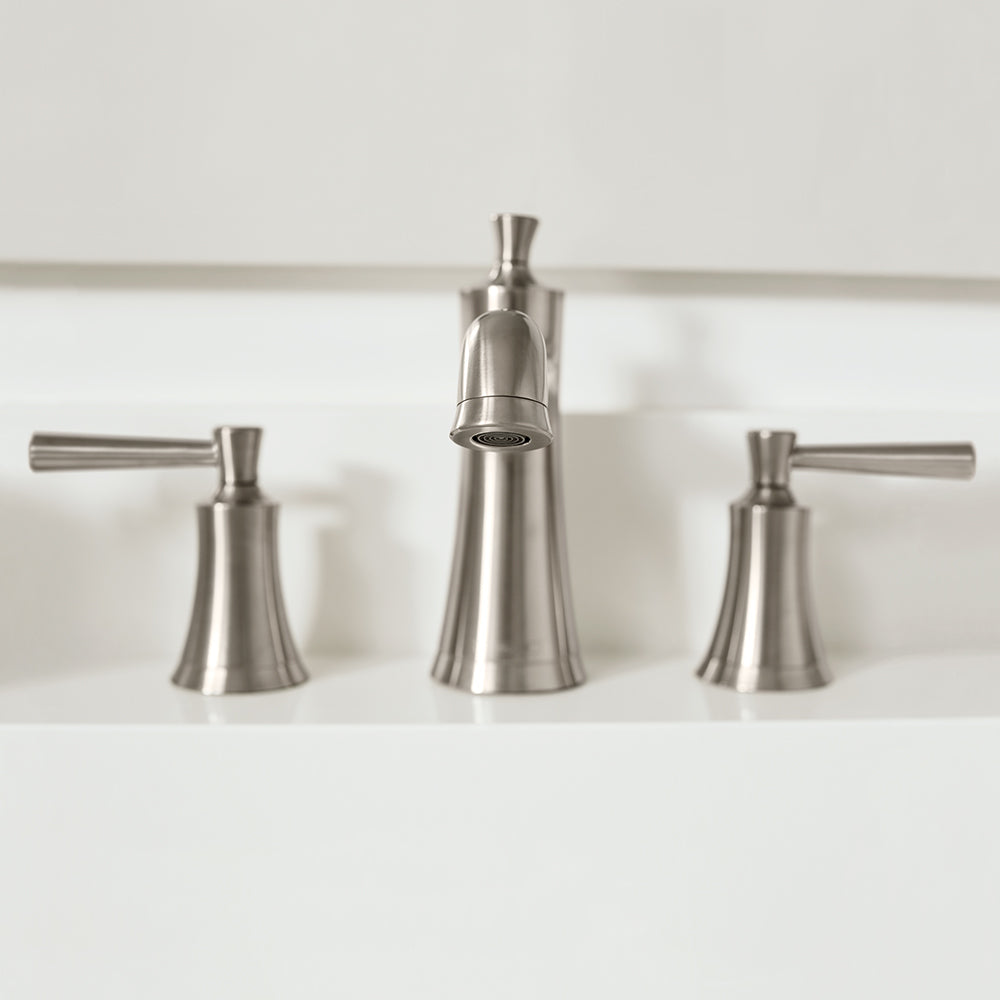 hansgrohe Joleena Widespread Faucet 100 with Pop-Up Drain, 1.2 GPM