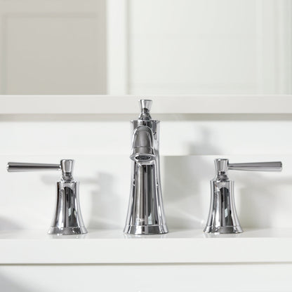 hansgrohe Joleena Widespread Faucet 100 with Pop-Up Drain, 1.2 GPM