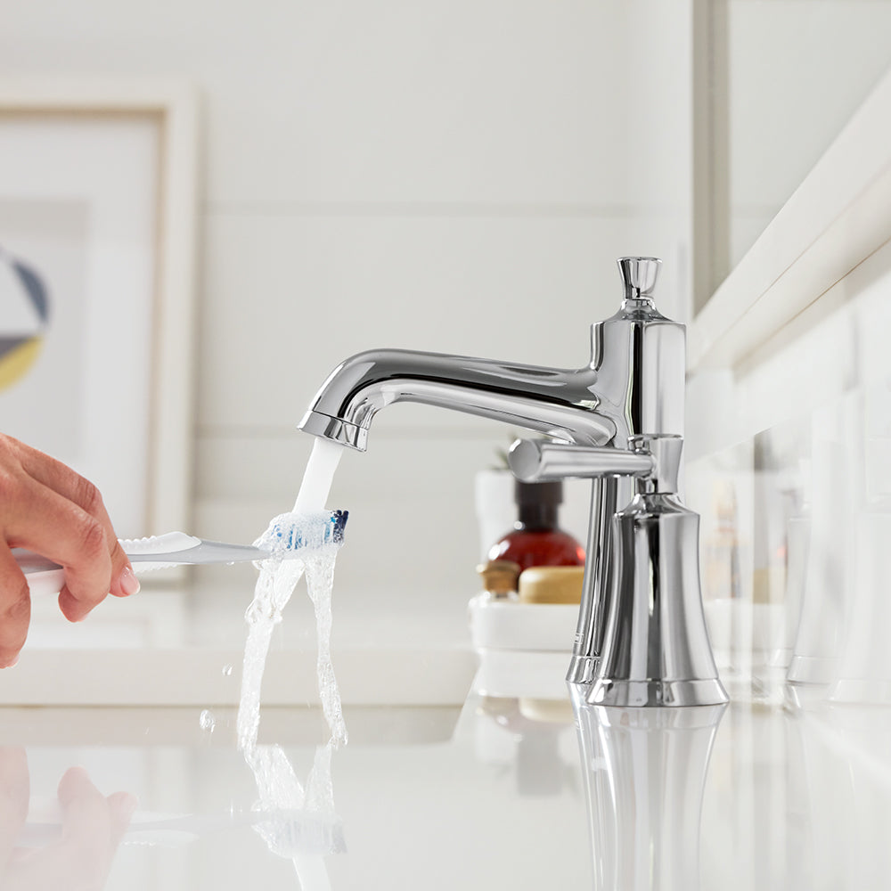 hansgrohe Joleena Widespread Faucet 100 with Pop-Up Drain, 1.2 GPM