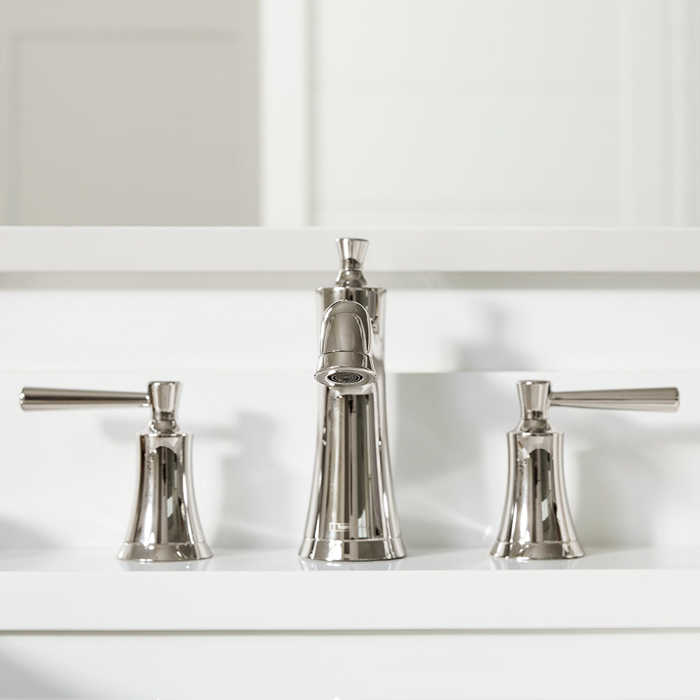hansgrohe Joleena Widespread Faucet 100 with Pop-Up Drain, 1.2 GPM