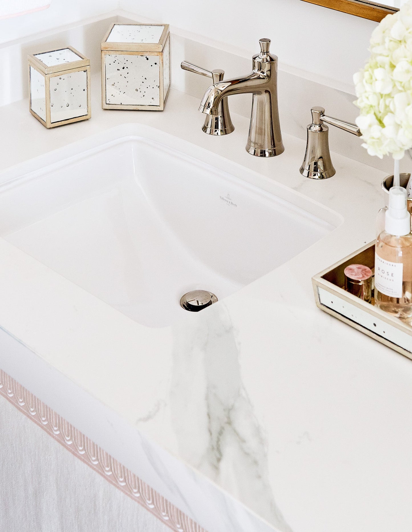 hansgrohe Joleena Widespread Faucet 100 with Pop-Up Drain, 1.2 GPM