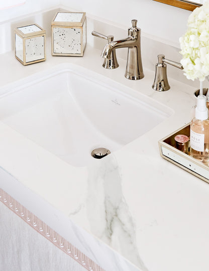 hansgrohe Joleena Widespread Faucet 100 with Pop-Up Drain, 1.2 GPM