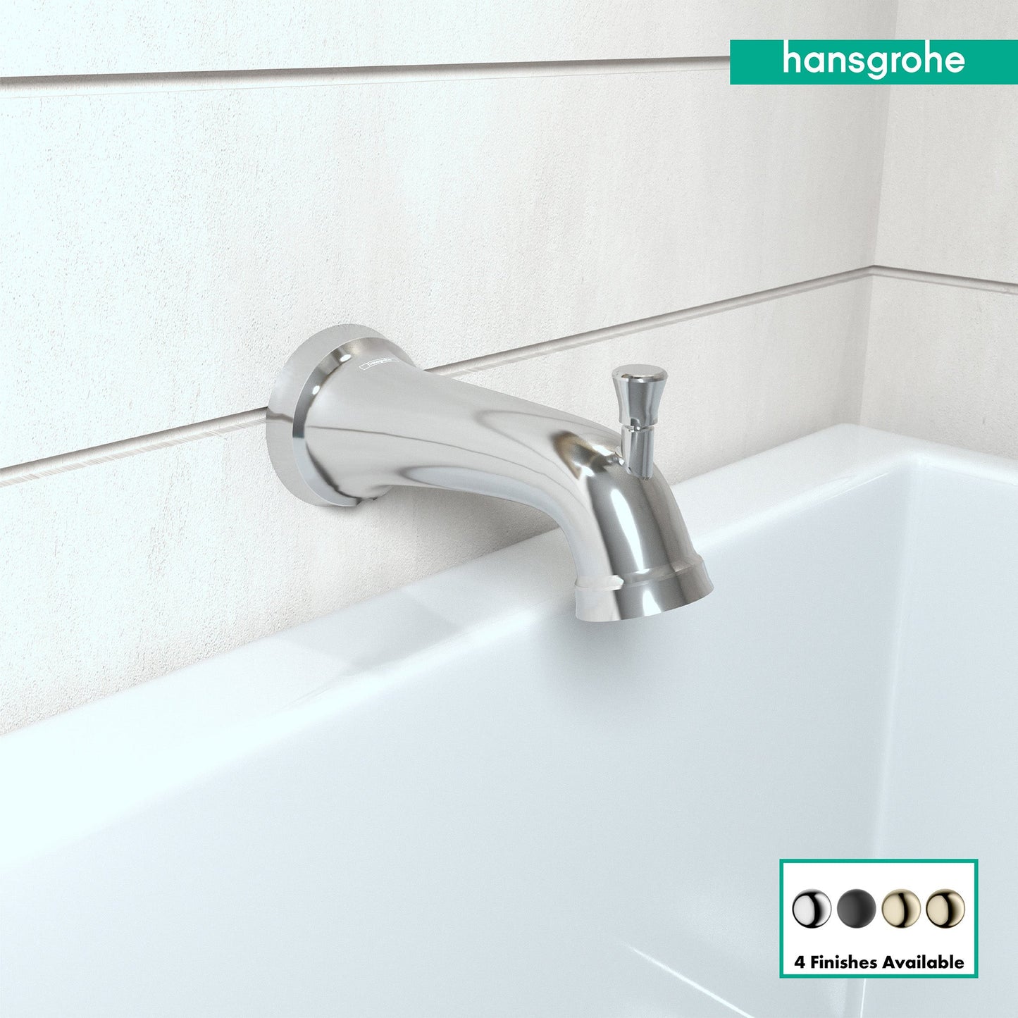 hansgrohe Joleena Tub Spout with Diverter