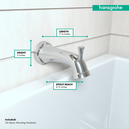 hansgrohe Joleena Tub Spout with Diverter