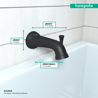 hansgrohe Joleena Tub Spout with Diverter