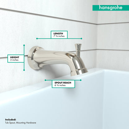 hansgrohe Joleena Tub Spout with Diverter