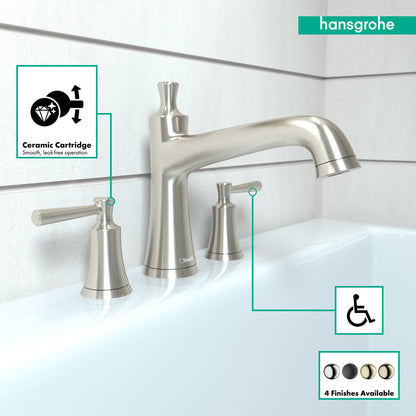 hansgrohe Joleena 3-Hole Roman Tub Set Trim