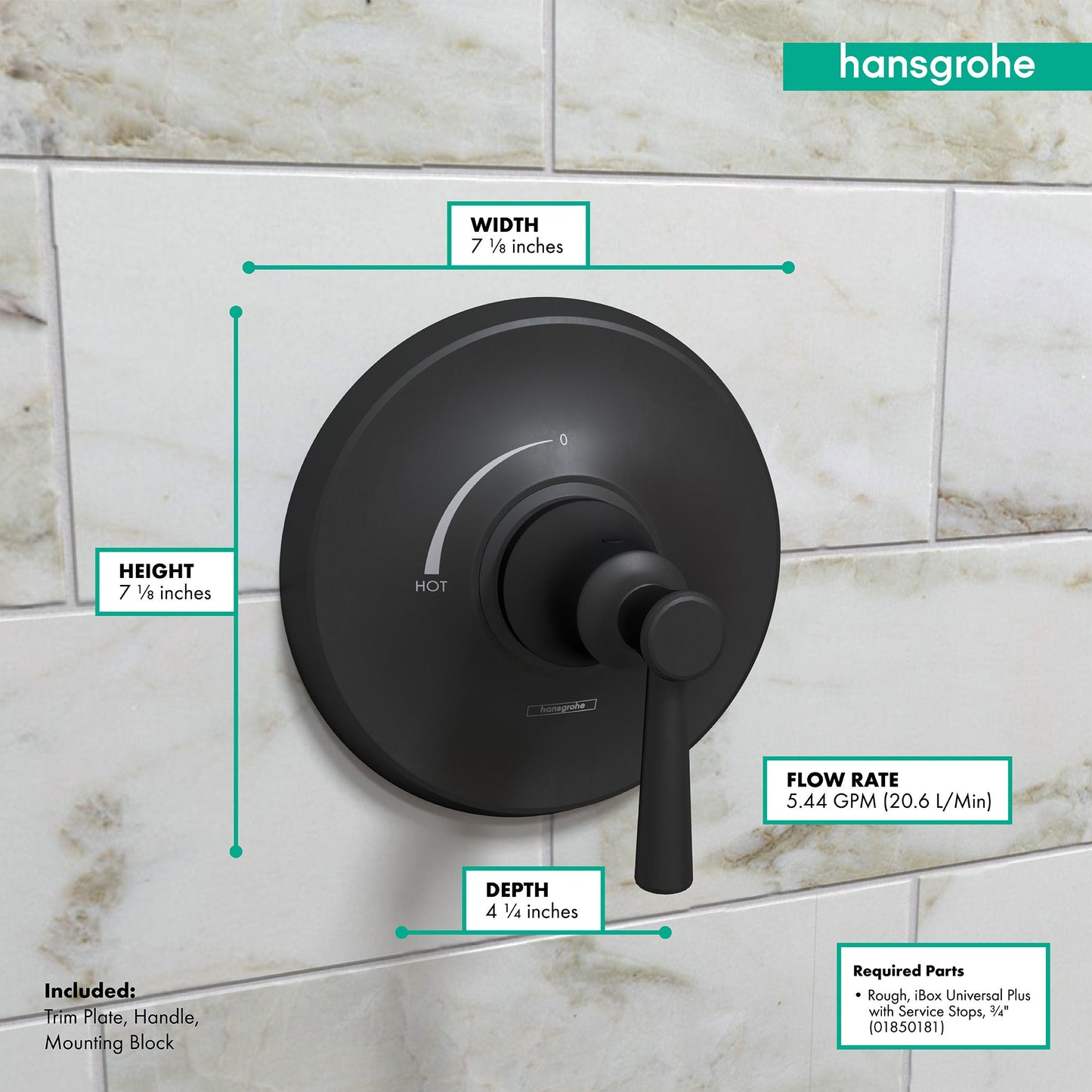 hansgrohe Joleena Pressure Balance Trim