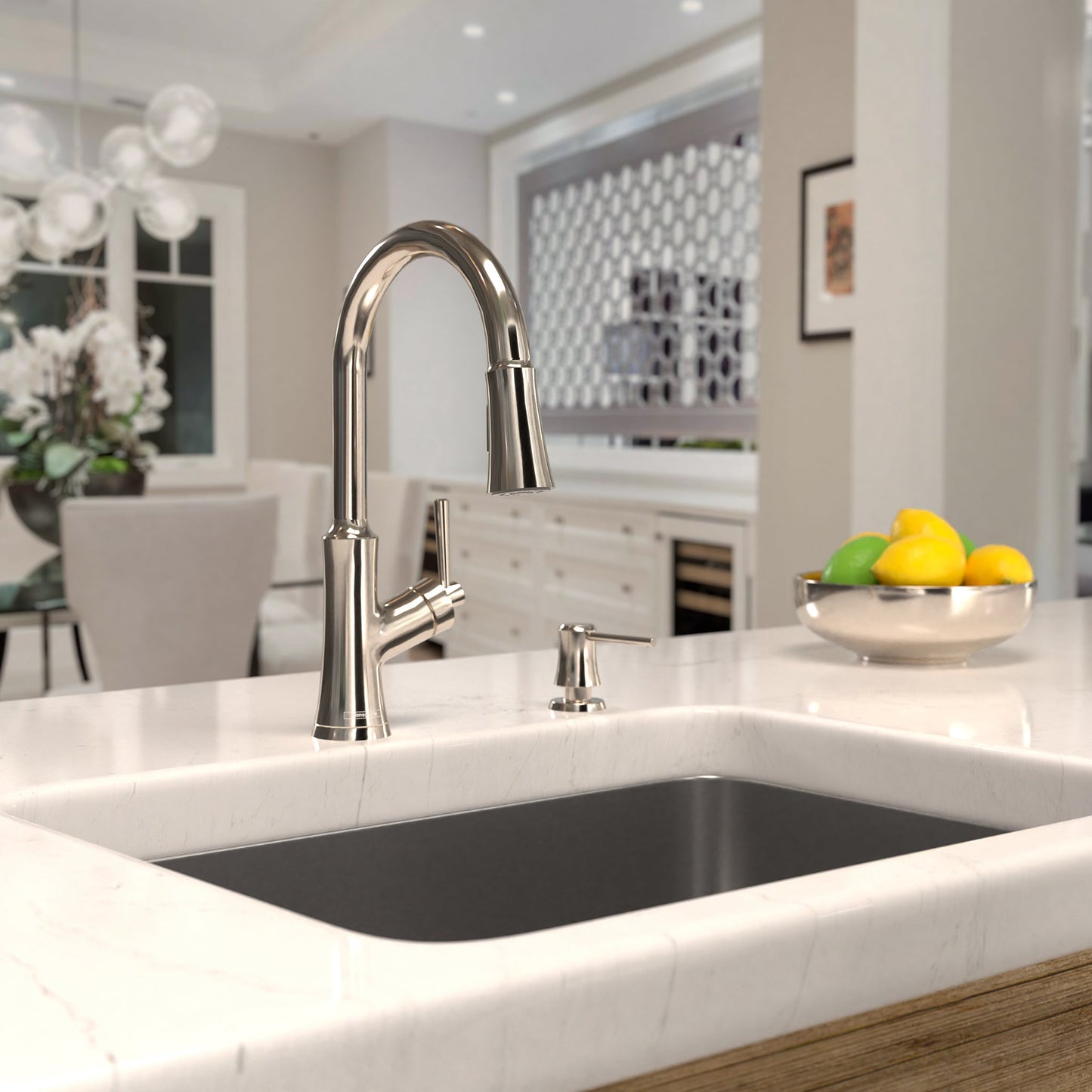 hansgrohe Joleena HighArc Kitchen Faucet, 2-Spray Pull-Down, 1.75 GPM