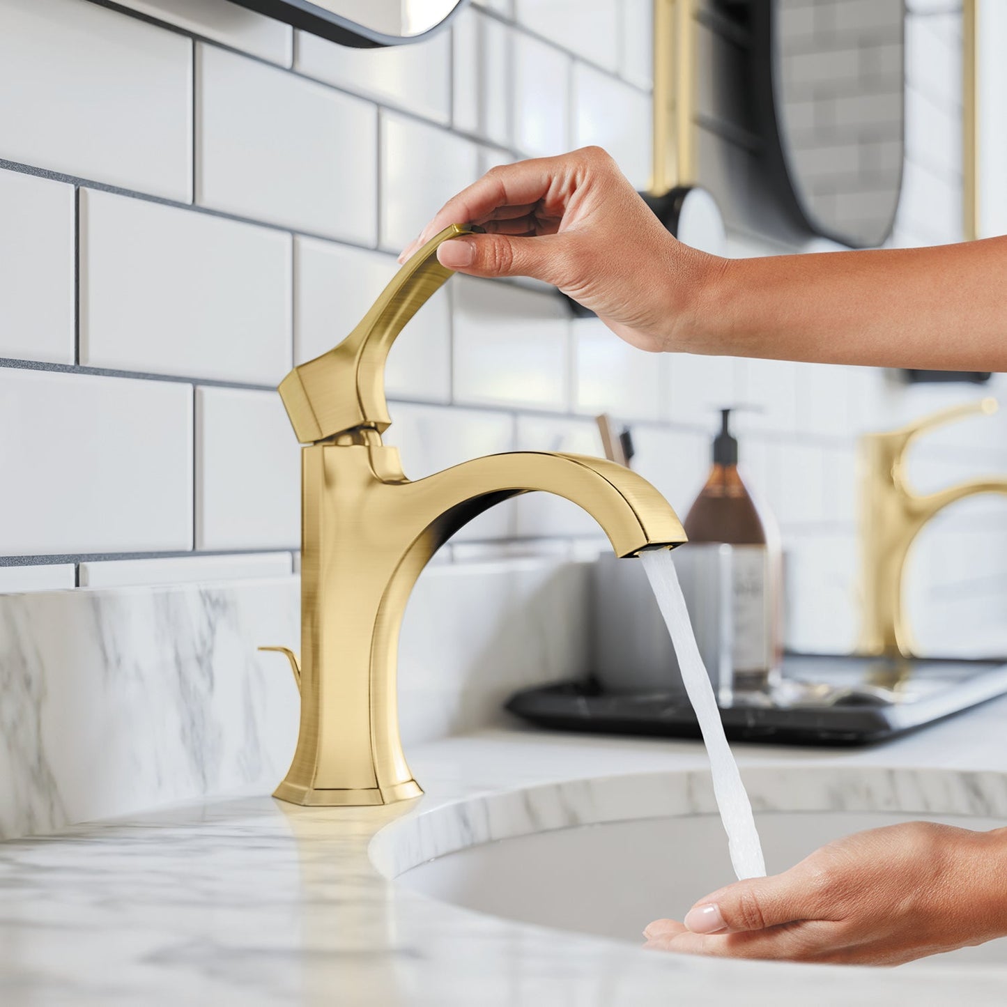 hansgrohe Locarno Single-Hole Faucet 110 with Pop-Up Drain, 1.2 GPM