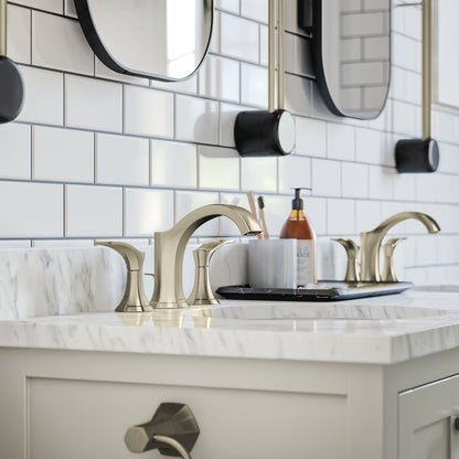 hansgrohe Locarno Widespread Faucet 110 with pop-up drain, 1.2 GPM