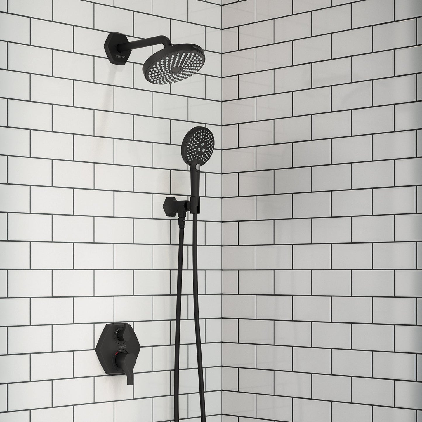 hansgrohe Locarno Thermostatic Trim with Volume Control and Diverter