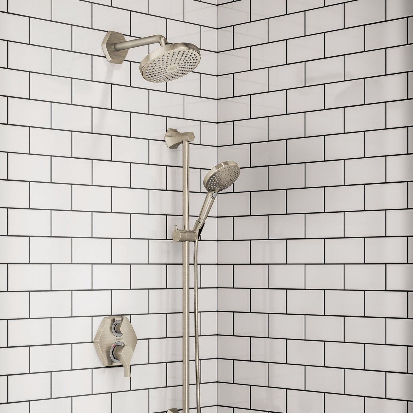 hansgrohe Locarno Thermostatic Trim with Volume Control and Diverter