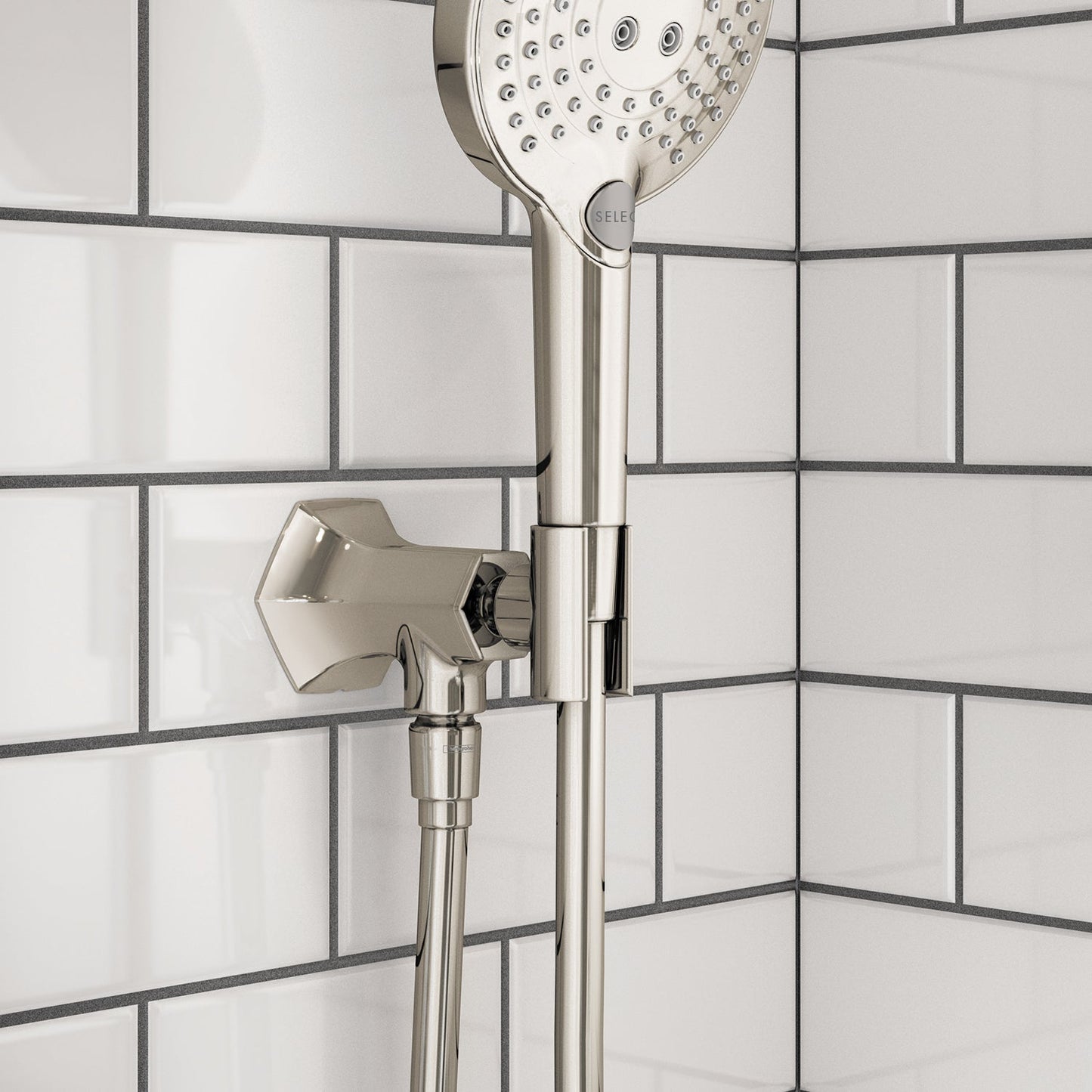 hansgrohe Locarno Handshower Holder with Outlet
