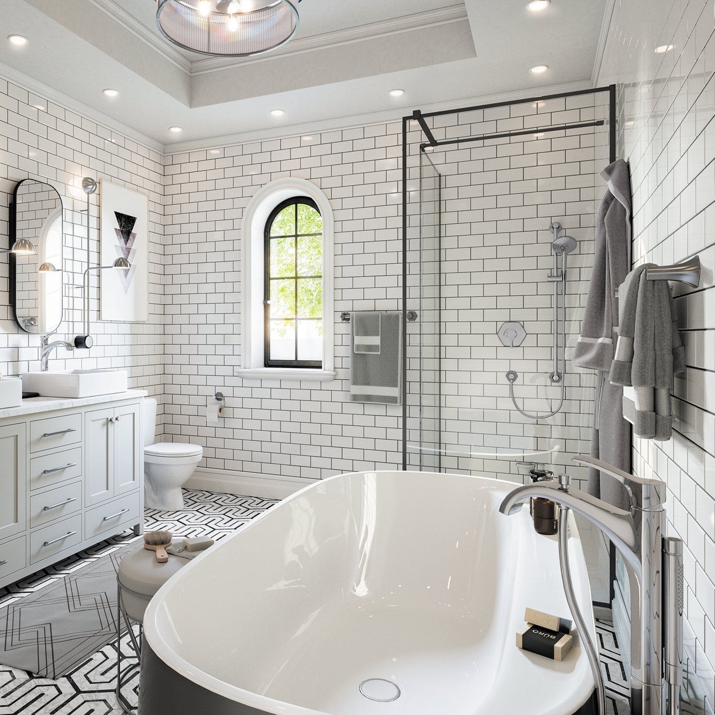 hansgrohe Locarno Wallbar, 36"