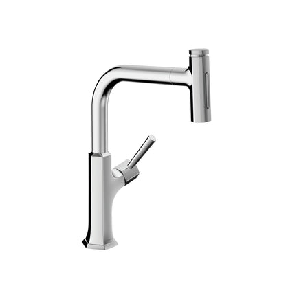 hansgrohe Locarno HighArc Kitchen Faucet, 2-Spray Pull-Out, 1.75 GPM