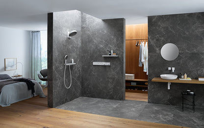hansgrohe Rainfinity Showerhead 250 3-Jet, 1.75 GPM with RainSelect Thermostatic Trim for 4 Functions