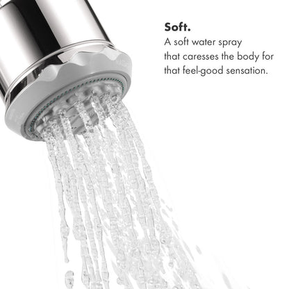 hansgrohe Clubmaster Pressure Balance Shower Set with Rough, 2.5 GPM