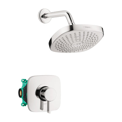 hansgrohe Croma Select E Pressure Balance Shower Set with Rough, 2.0 GPM
