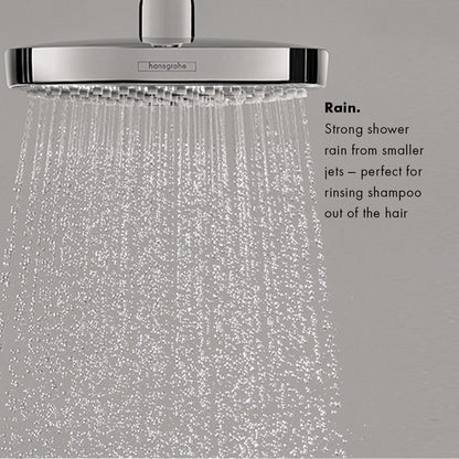 hansgrohe Croma Select E Pressure Balance Shower Set with Rough, 2.0 GPM