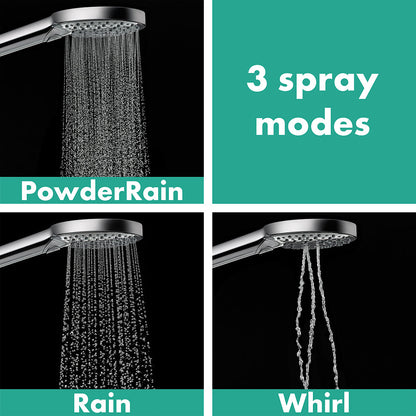 hansgrohe Raindance Select S Handshower Set 120 3-Jet PowderRain, 2.5 GPM