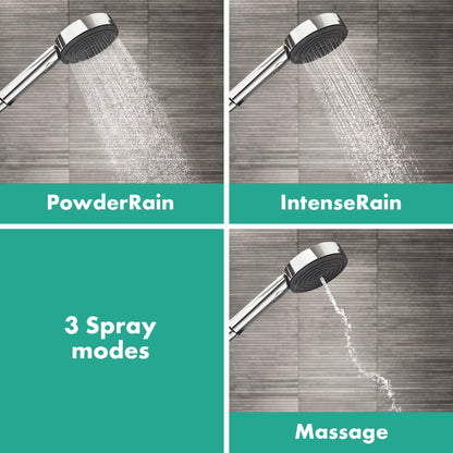 hansgrohe Pulsify S Handshower Set 105 3-Jet, 1.75 GPM