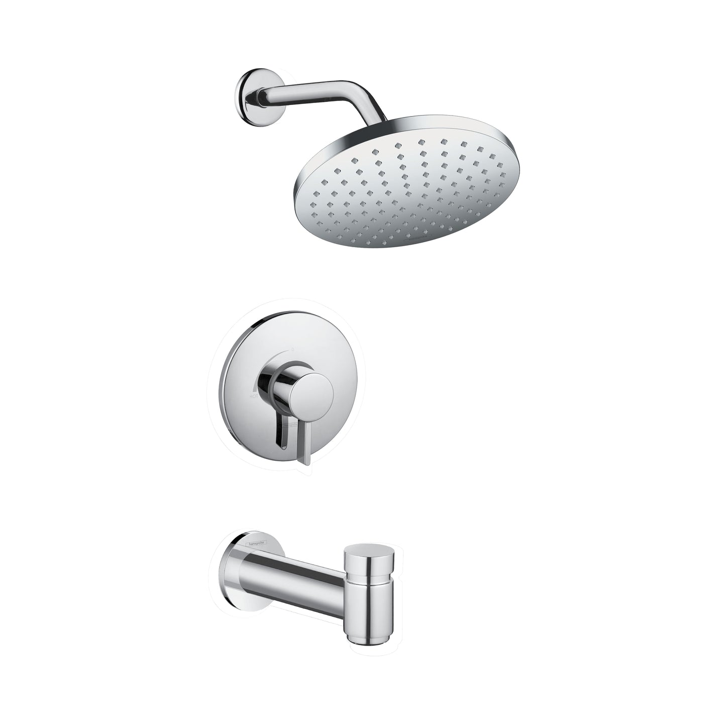 hansgrohe Vernis Blend Pressure Balance Tub/Shower Set, 1.75 GPM