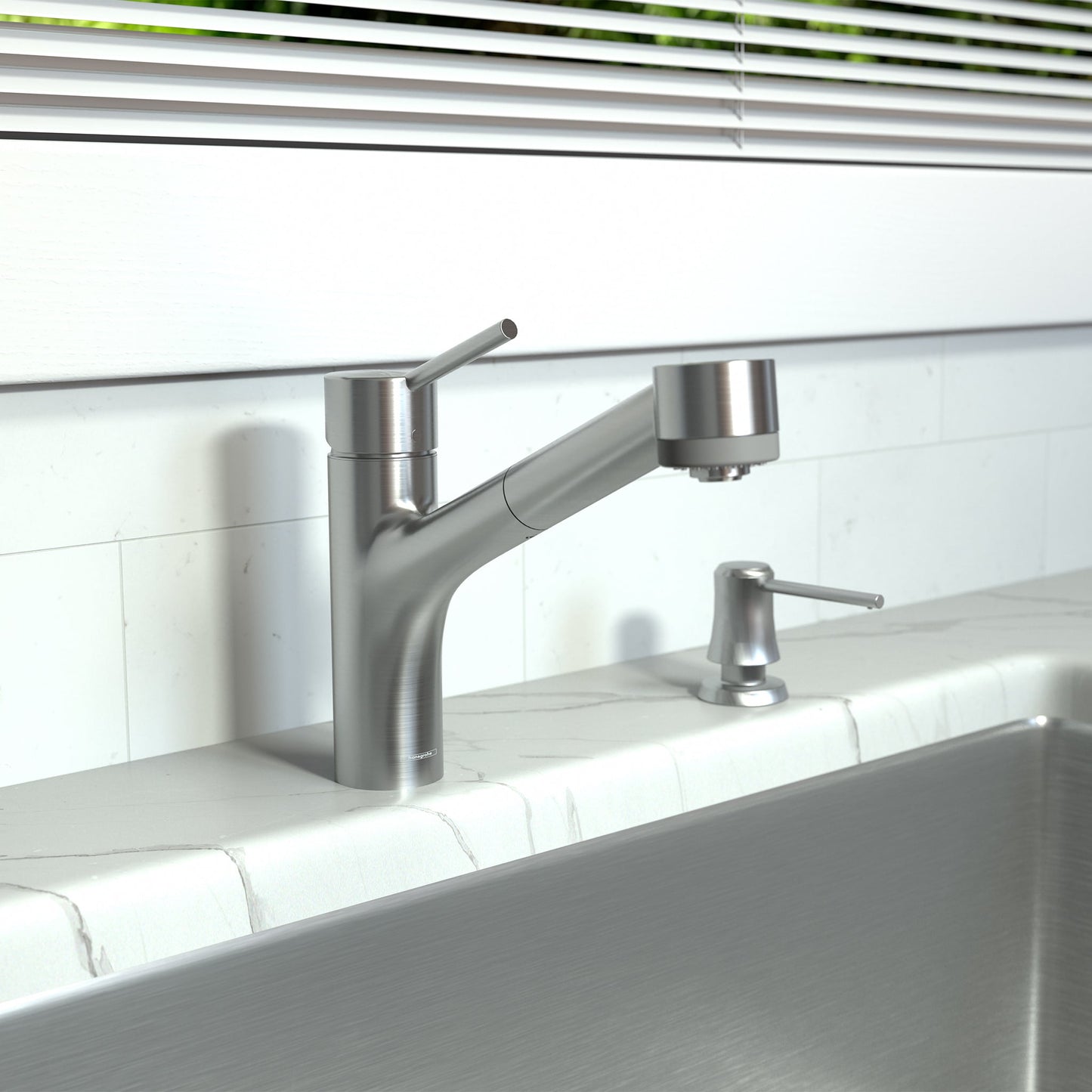 hansgrohe Talis S Kitchen Faucet, 2-Spray Pull-Out, 1.75 GPM