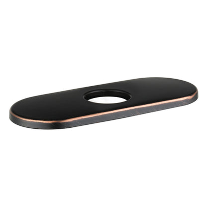hansgrohe C Accessories Base Plate for Traditional Single-Hole Faucets, 6"