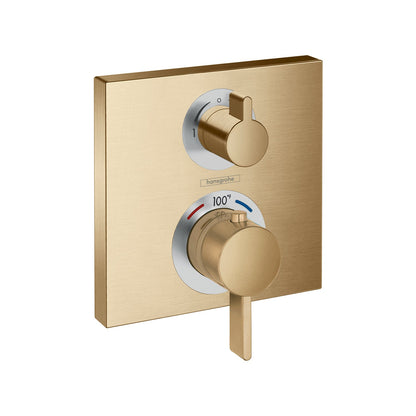 hansgrohe Ecostat Square Thermostatic Trim with Volume Control