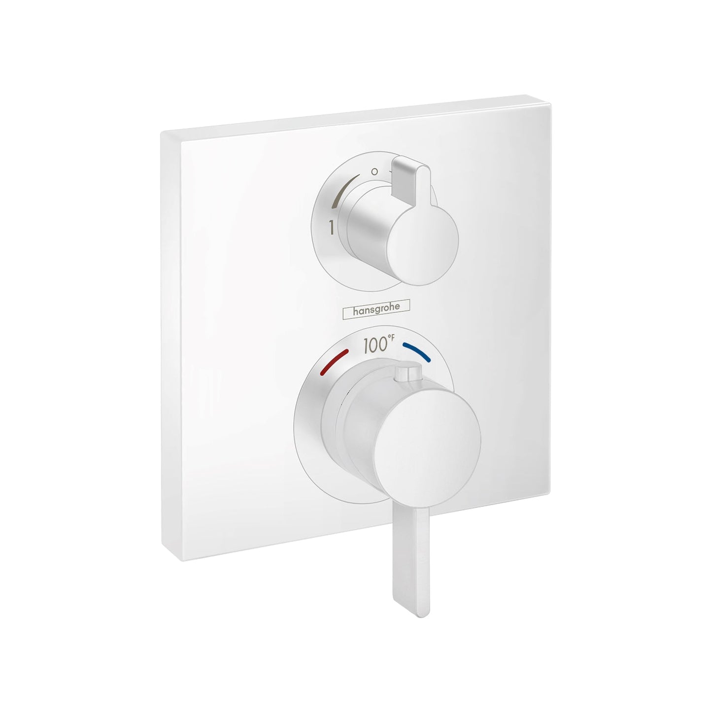 hansgrohe Ecostat Square Thermostatic Trim with Volume Control