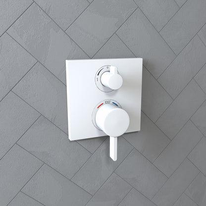hansgrohe Ecostat Square Thermostatic Trim with Volume Control