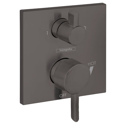 hansgrohe Ecostat Pressure Balance Trim Square with Diverter