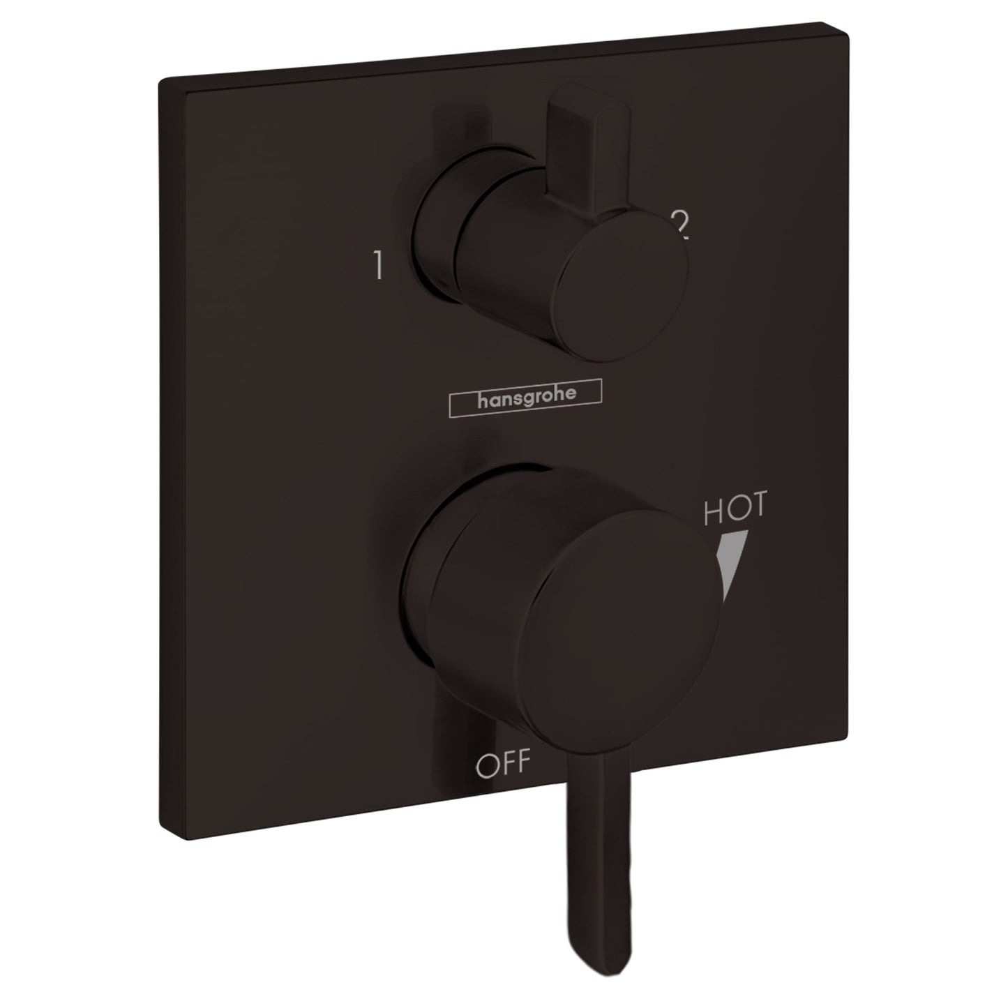 hansgrohe Ecostat Pressure Balance Trim Square with Diverter