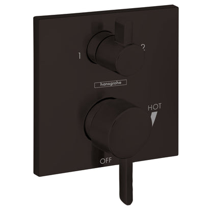 hansgrohe Ecostat Pressure Balance Trim Square with Diverter